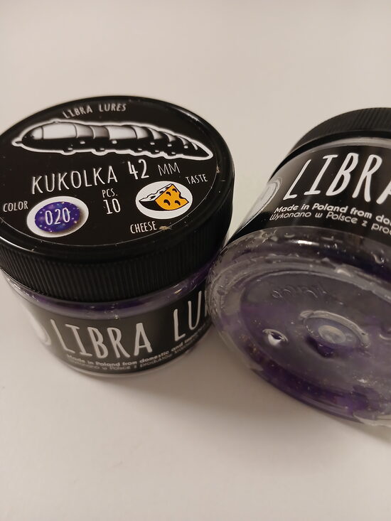 Kukolka 42mm, 020 Purple With Glitter, 1,2gr, Cheese, 10psc/pack